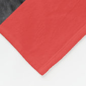 クリスマスドッグ猫ママパパペット写真 フリースブランケット (角)