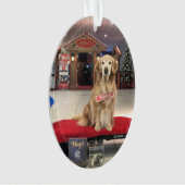 クリスマスドッグ疑問に思-  オーナメント (正面)