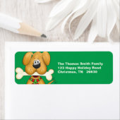 クリスマスドッグ返却ラベル ラベル (インサイチュ)