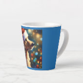 クリスマスドッグ3 カフェラテマグ (右アングル)