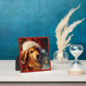 クリスマスドッグ4 フォトプラーク (インサイチュ)