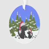 クリスマスドッグ オーナメント (正面)