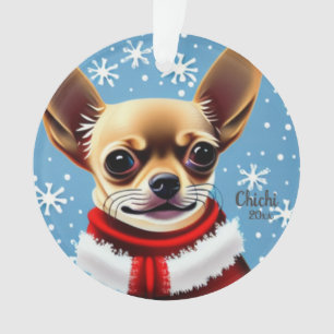 クリスマスドッグ,チワワ,サンタドッグオーナメント オーナメント