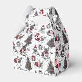 クリスマスドッグinアートブックスタイルスケッチ フェイバーボックス (裏面サイド)