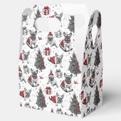 クリスマスドッグinアートブックスタイルスケッチ フェイバーボックス (オープン)