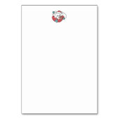 クリスマスドッグinサンタハット – ペットのための休日応援 テーブルナンバー (裏面)