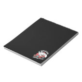 クリスマスドッグinサンタハット – ペットのための休日応援 ノートパッド (回転)