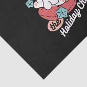 クリスマスドッグinサンタハット – ペットのための休日応援 薄葉紙 (詳細)