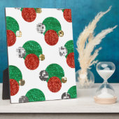 クリスマスドットの連続 フォトプラーク (側面)