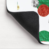 クリスマスドットの連続 マウスパッド (コーナー)