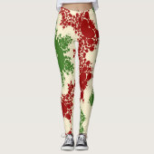 クリスマスドットマンダラ レギンス (正面)