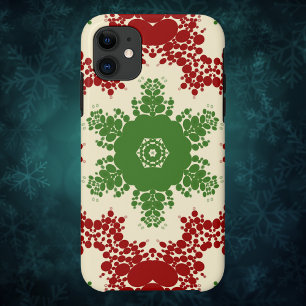 クリスマスドットマンダラ iPhone 11 ケース