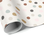 クリスマスドット ラッピングペーパー (ロールコーナー)