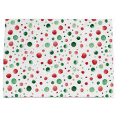 クリスマスドット ラージペーパーバッグ (正面)