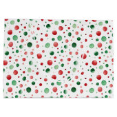 クリスマスドット ラージペーパーバッグ (裏面)
