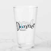 クリスマスドナーサンタストナディアヘッドフォングラス タンブラーグラス (裏面)