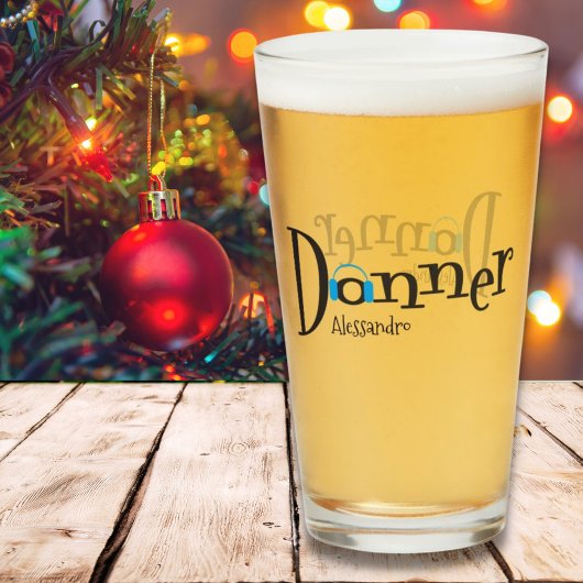 クリスマスドナーサンタストナディアヘッドフォングラス タンブラーグラス