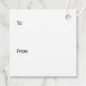 クリスマスドベルマン犬 フェイバータグ (裏面)