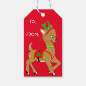 クリスマスドメギフトラベル ギフトタグ (正面)