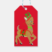 クリスマスドメギフトラベル ギフトタグ (裏面)