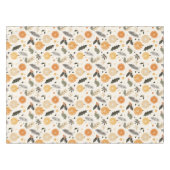 クリスマスドライシトラスフルーツオレンジレモンホリー テーブルクロス (正面(横))