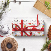 クリスマスドライビングホームラッピング紙 ラッピングペーパーシート