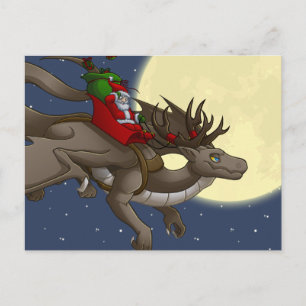 クリスマスドラゴンはがき シーズンポストカード