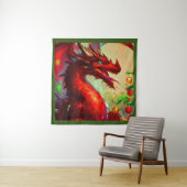 クリスマスドラゴン1 タペストリー (インサイチュ)