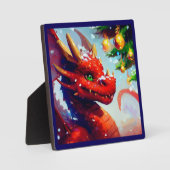 クリスマスドラゴン2 フォトプラーク (正面)