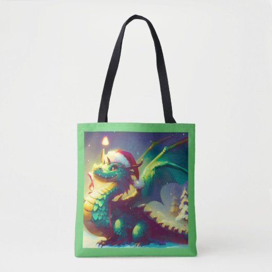 クリスマスドラゴン3 トートバッグ (正面)