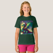 クリスマスドラゴン3 Tシャツ (正面フル)