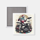 クリスマスドラマー冷蔵庫用マグネット マグネット (正面/裏面)