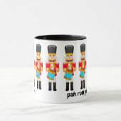 クリスマスドラマー男の子くるみクラッカードラマーのマグカップ マグカップ (中央)