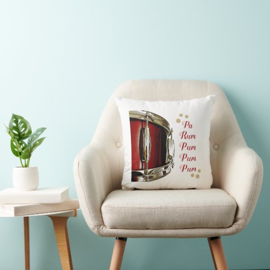 クリスマスドラマー男の子スナレドラム音楽ドラミング クッション (椅子)