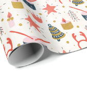 クリスマスドラム ラッピングペーパー (ロールコーナー)