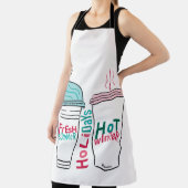 クリスマスドリンクお気に入りのを選択する エプロン (インサイチュ)