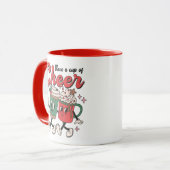 クリスマスドリンク：応援一杯 マグカップ (正面左)