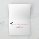 クリスマスドリーミングブラックラブラドール シーズンカード (内部)