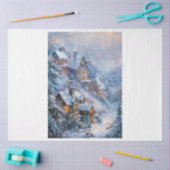 クリスマスドリームビレッジ 薄葉紙 (クラフト)