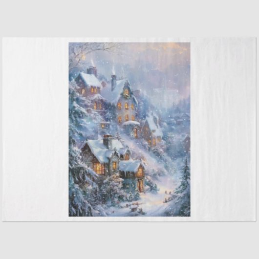 クリスマスドリームビレッジ 薄葉紙 (正面)