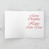 クリスマスドルフィングリーティングカード シーズンカード (内部)