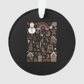 クリスマスドードレスレトロホリデーヴィンテージツリー オーナメント (正面)