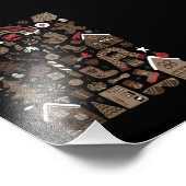 クリスマスドードレスレトロホリデーヴィンテージツリー フォトプリント            (角)