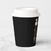 クリスマスドードレスレトロホリデーヴィンテージツリー 紙コップ (右)