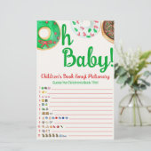 クリスマスドーナツ赤ちゃんシャワー予測ゲーム (スタンド正面)