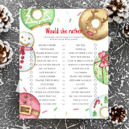 クリスマスドーナツ赤ちゃんシャワー彼女はむしろゲーム