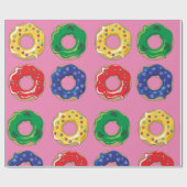 クリスマスドーナツ ラッピングペーパー (フラット)