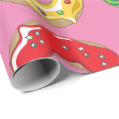 クリスマスドーナツ ラッピングペーパー (ロールコーナー)