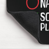 クリスマスナイスいけなソフトボール選手のクリスマスL マウスパッド (コーナー)