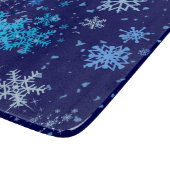 クリスマスナイトの降雪 カッティングボード (角)